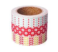 Dailylike Set 3 cintas adhesivas algodón daily Christmas 15mm.x3m.