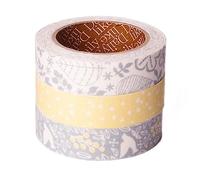 Dailylike Set 3 cintas adhesivas algodón winter forest 15mm.x3m.