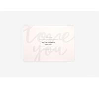 Dailylike Tarjeta álbum love you 16,2x11,2cm.