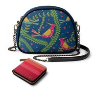DailyObjects Bolso bandolera Arch Sling para mujer y elegante cartera con cremallera para niñas y mujeres, cuero vegano duradero, bolsos para mujer, bolsa lateral móvil, fabricado en la India