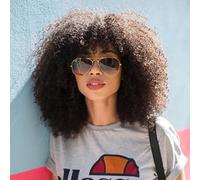 DaiMer Brazilian Afro Kinky Curly Single Bundle 4B 4C Mongolian Virgin Hair Afro Kinky Bundle Human Hair Weave Double Weft for Black Women Natural Color 8 inch