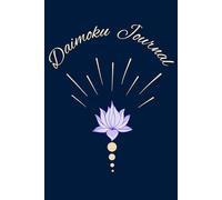 Daimoku Journal | Lotus Cover: 6" x 9" | 76 pages | 12 Undated Months | Gongyo & Daimoku Tracker | Lined Paper