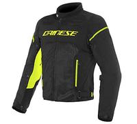Dainese 1735196_N49_48 Chaqueta para moto, Negro/Fluo Amarillo, 48