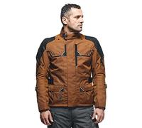 Dainese Ladakh 3L D-Dry Chaqueta textil de motocicleta, negro-marrón, tamaño 48 para Hombres