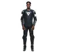 Dainese Tosa, traje de cuero 1pcs. perforado 48 male Negro/Negro/Blanco