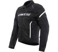 Dainese Air Frame 3 Chaqueta textil de motocicleta, Negro/Blanco, Talla 50