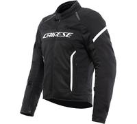 Dainese Air Frame 3 S26 Chaqueta textil para motocicletas, Negro/Blanco, Talla 54