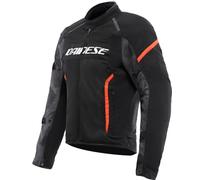 Dainese Air Frame 3, chaqueta textil 64 male Negro/Rojo Neón