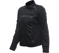 Dainese - Air Frame 3 Tex Jacket Wmn, Chaqueta de Moto de Verano, con Forro Cortavientos, Mujer, Negro/Negro/Negro, 48