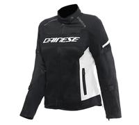 Dainese Air Frame 3 S26 Chaqueta textil para moto para mujeres, negro-blanco, tamaño 54