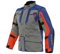 Dainese Alligator Tex Giacca tessile moto, grigio/blu, 50