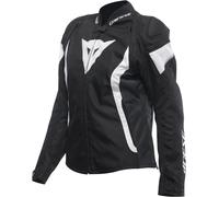Dainese Avro 5 2.0 Chaqueta textil para moto para mujeres, negro-blanco, tamaño 42