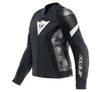 Dainese Avro 5 Chaqueta de cuero (IT46) Negro/Blanco 40 mujeres