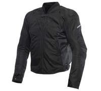 Dainese - Avro 5 Tex Jacket, Chaqueta de Moto de Tela con Protectores de Hombros, Hombre, Negro/Negro/Negro, 46