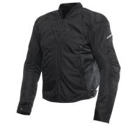 Dainese - Avro 5 Tex Jacket, Chaqueta de Moto de Tela con Protectores de Hombros, Hombre, Negro/Negro/Negro, 44