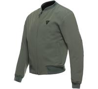 Dainese - Bhyde No-Wind Tex Jacket, Chaqueta Bomber para Moto, Tejido Cortaviento e Hidrófugo, Protecciones Blandas en Hombros y Codos, Chaqueta de Moto para Hombre, Verde, 52