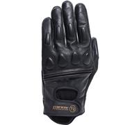 Dainese Guantes de moto BLACKJACK 2 – cuero, verano, estilo vintage – Negro M Hombre