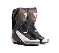 Dainese Botas Torque 4 S Boots Moto Botas Racing Botas, negro blanco, 42 EU