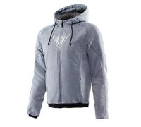 DAINESE BOVISA SUDADERA CON CAPUCHA DE SEGURIDAD CREMALLERA N42 Gris