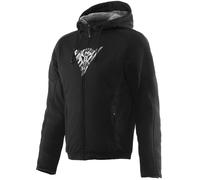 Dainese Bovisa Sudadera con capucha y cremallera para motocicleta, negro, Talla 58