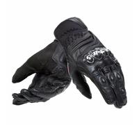DAINESE CARBON 4 - GUANTES DE MOTO CORTOS DE PIEL PARA HOMBRE, NEGROS