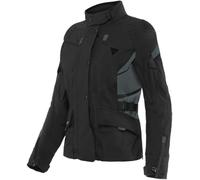 Dainese Carve Master 3 Gore-Tex Damas motocicleta chaqueta textil, negro/gris, Talla 38
