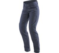 Dainese Casual Slim Pantalones textiles para motocicletas para damas, azul oscuro, Talla 26