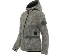 Dainese Centrale Camo, chaqueta textil impermeable mujer 54 female Gris Claro/Gris