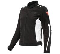 Dainese Hydraflux 2 Air D-Dry Damas motocicleta chaqueta textil, negro-blanco, tamaño 44 para Mujer