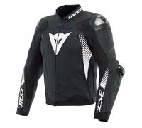 Dainese Chaqueta De Piel Moto Super Speed 4 Leather Jacket Negro-Blanco