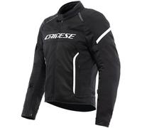 Dainese Air Frame 3 Chaqueta textil de motocicleta, negro-blanco, tamaño 56