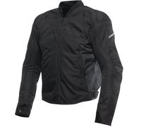 Dainese - Avro 5 Tex Jacket, Chaqueta de Moto de Tela con Protectores de Hombros, Hombre, Negro/Negro/Negro, 44