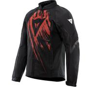Dainese Herosphere Tex Tarmac Chaqueta textil de moto, negro-rojo, tamaño 62 para Hombres
