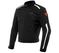 Dainese Hydraflux 2 Air D-Dry Chaqueta textil de la motocicleta, negro-blanco, tamaño 46 para Hombres