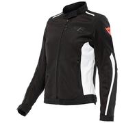 Dainese Hydraflux 2 Air D-Dry, chaqueta textil impermeable mujer 50 female Negro/Negro/Blanco