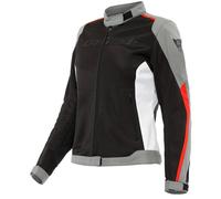 DAINESE Chaquetas Hydraflux 2 Air D-Dry Lady Black / Charcoal-Gray / Lava-Red 42