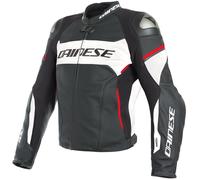 DAINESE Chaquetas Racing 3 D-Air Black / White / Lava-Red 48