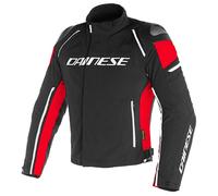 Chaqueta de moto Hombre Dainese RACING 3 D-DRY Negro/Rojo