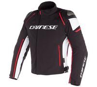 DAINESE Chaquetas Racing 3 D-Dry Black / White / Fluo-Red 60