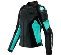 DAINESE Chaquetas Racing 4 Lady Black / Acqua-Green 42