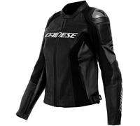 Dainese Racing 4, chaqueta de cuero perforada mujer 50 female Negro/Negro