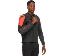DAINESE Chaquetas Racing 5 Leather Black / Black / Red-Fluo 50