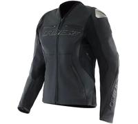 DAINESE Chaquetas Racing 5 Perf Leather Lady Black / Black 44