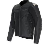 DAINESE Chaquetas Racing 5 S/T Leather Black / Black / Black 46T