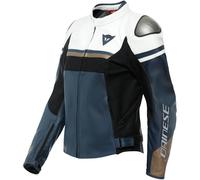 DAINESE Chaquetas Rapida Lady Black-Iris / White / Tibetan-Platinium 40