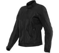 Dainese Sevilla Air Lady Tex Jacket, Chaqueta Moto Verano, Mujer, Negro/Negro, 38