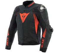 DAINESE Chaquetas Super Speed 4 Black-Matt / Fluo-Red 48