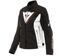 DAINESE Chaquetas Veloce D-Dry Lady Black / White / Lava-Red 50