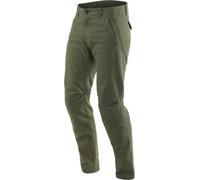 Dainese Chinos Pantalones textiles de motocicleta, verde, tamaño 28 para Hombres