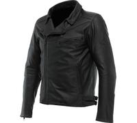 Dainese Chiodo Chaqueta de cuero para moto, negro, tamaño 48 para Hombres